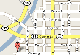 Click here to get directions and a map to Hamilton County Arts Center in Noblesville