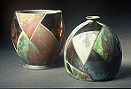 Raku Vases